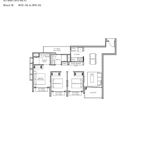 Hudson Place Residences — floor plan Hudson Place Residences — Floor Plan C1