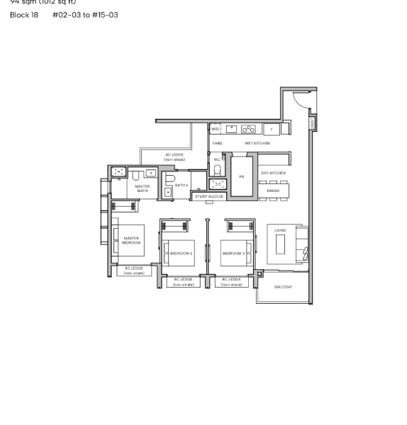 Hudson Place Residences — floor plan Hudson Place Residences — Floor Plan C2