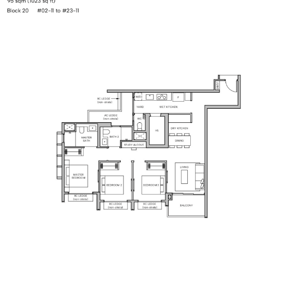 Hudson Place Residences — floor plan Hudson Place Residences — Floor Plan C3