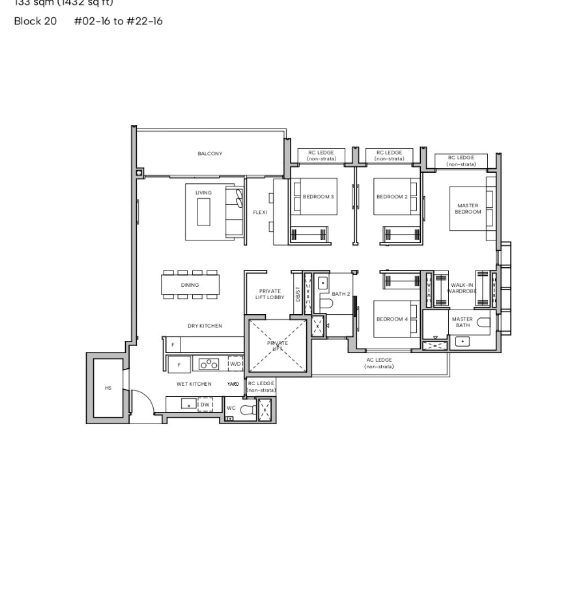 Hudson Place Residences — floor plan Hudson Place Residences — Floor Plan D2a