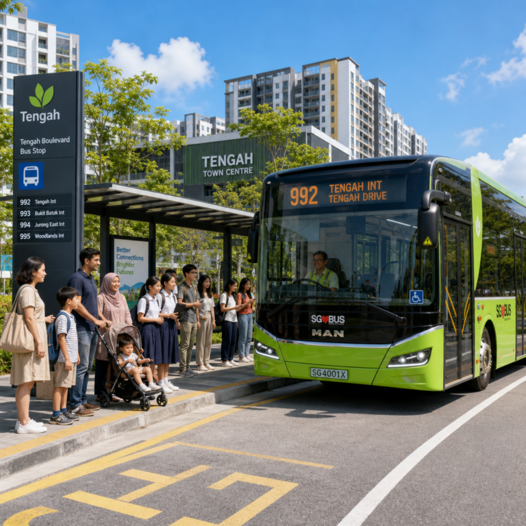 Enhanced Connectivity in Tengah and Beyond: New Bus Services Announced