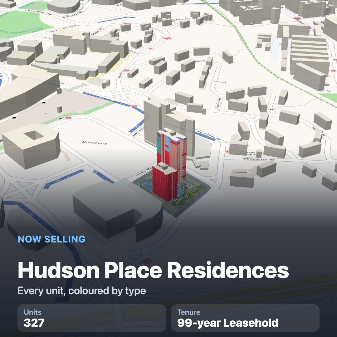 Hudson Place Residences: which way do the units face?