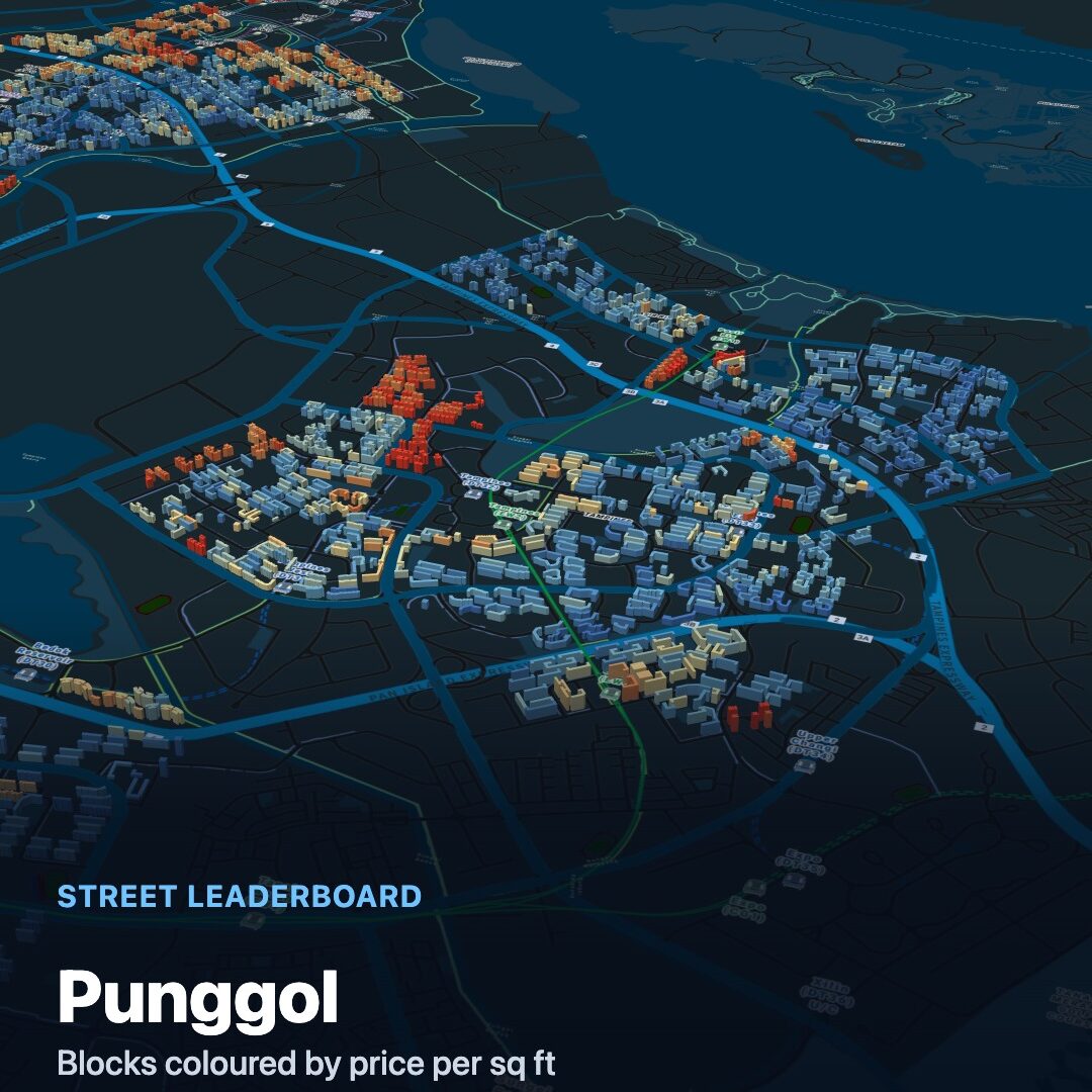 The priciest streets in Punggol