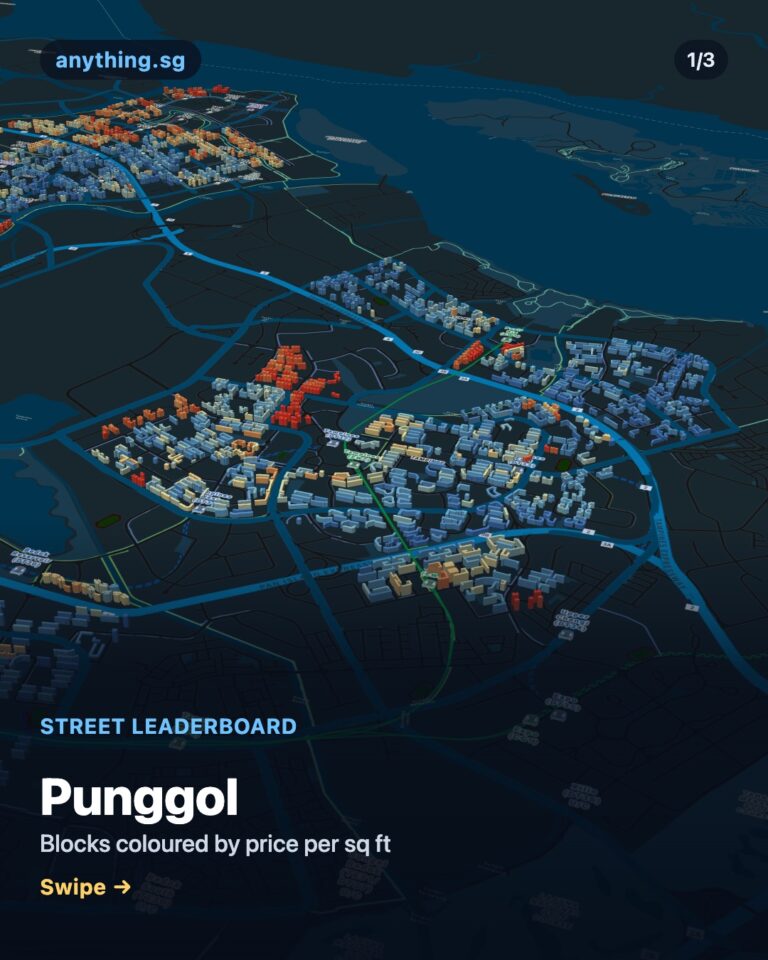The priciest streets in Punggol